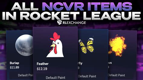  NCVR Rocket League item list 